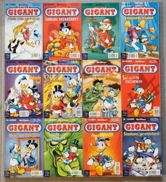Komiks Gigant - cały rocznik - 2000