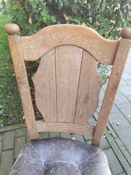 Krzesła dębowe Holenderske