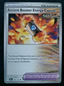Ancient Booster Energy Capsule 140/162 TEF / Karty Pokemon 