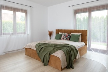 Łóżka tapicerowane, dowolny wymiar i kolor - łóżko
