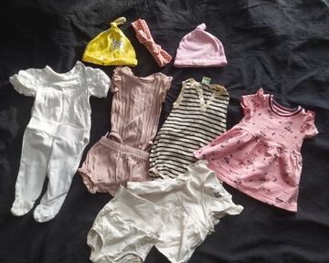Ubrania niemowlęce body sukienka H&M Hilfiger r 62