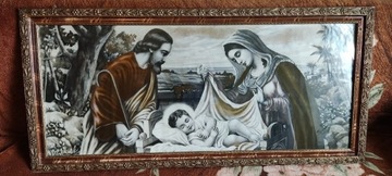 Obraz Świętej Rodziny duży 128x60