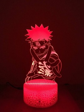3D Lampka Nocna Naruto , 4 Panele