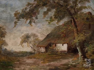 Jan Stanisławski Stary obraz olejny