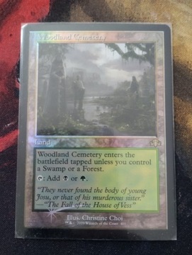 Woodland Cemetery Old Frame Foil DRM