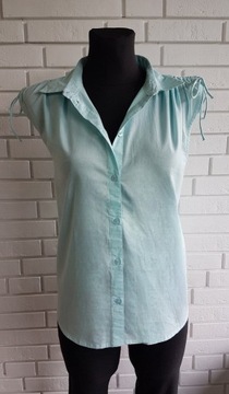 Damska bluzka koszulowa błękitna BodyFlirt 38/M