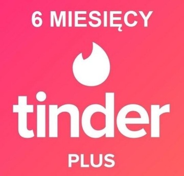 Tinder+ Plus 6 miesięcy KOD