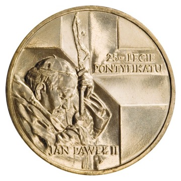 2 zł NG 2003 Jan Paweł II 25-lecie pontyfikatu