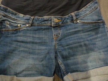 Spodenki ciążowe jeans bardzo wygodne H&M roz 44