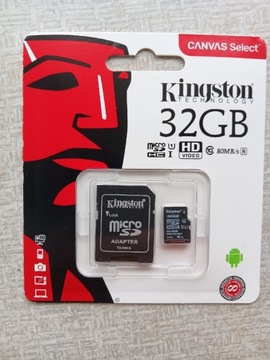 KINGSTON KARTA PAMIECI 32GB MICRO SD