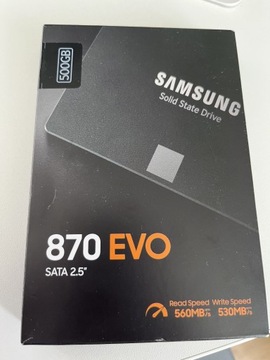 SSD Samsung 500 GB Nowy
