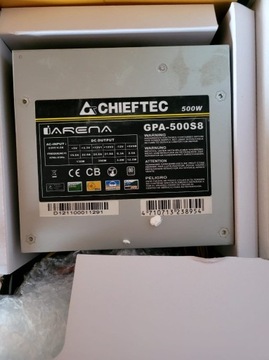 Uszkodzony zasilacz ATX Chieftec GPA-500S8