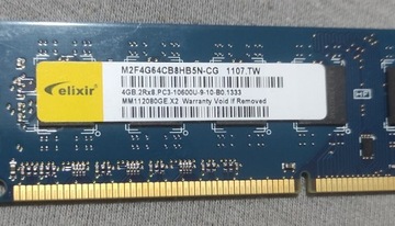 Pamięć RAM 4 GB DDR3 1333 MHz 