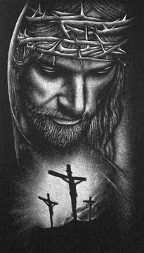 Jezus Chrystus Oryginalny obraz ręcznie rzeźbiony