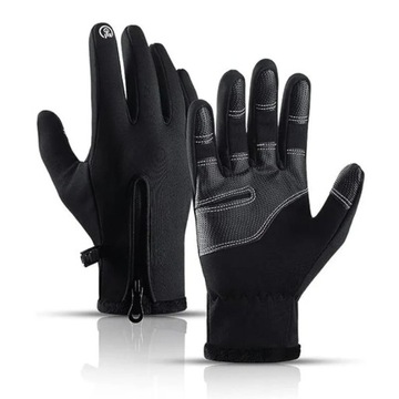 Sportowe ciepłe rękawiczki do ekranu dotykowego.