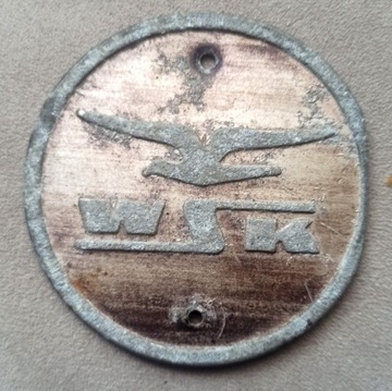 Emblemat znaczek logo WSK lelek oryginalny