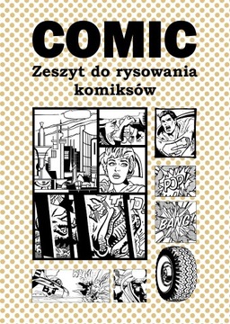 Comic zeszyt do rysowania komiksu, format A4, 