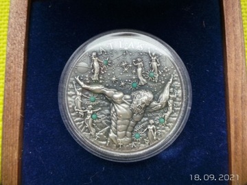 Atlas Tytani Niue z 2020 2$ 2 oz