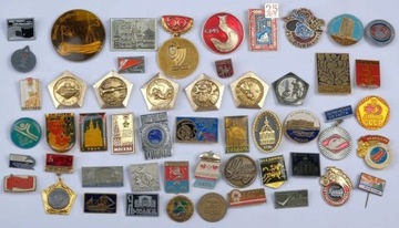 Odznaki przypinki ZSRR Zestaw 7