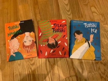 3 Książki z serii "Tsatsiki" Moni Nilsson
