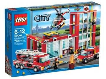 LEGO City 60004 Remiza strażacka NOWY UNIKAT