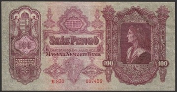 Węgry 100 pengo 1930 - E830