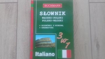 Słownik włosko-polski polsko-włoski Buchmann