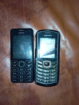 Komórki Samsung GT B2710 i Nokia 206
