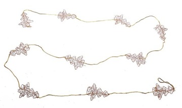 Łańcuch złoty choinkowy 132 cm choinka