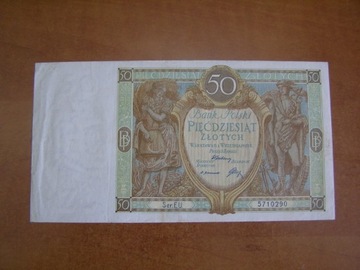 50 złotych 1929 rok