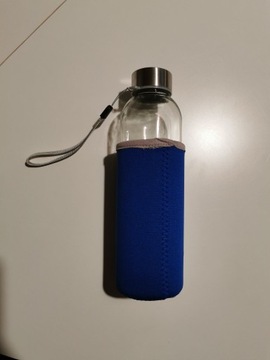 Westmark Szklana butelka na wodę / 1 l  niebieski 