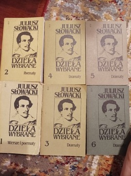 Juliusz Słowacki Dzieła wybrane komplet 1-6