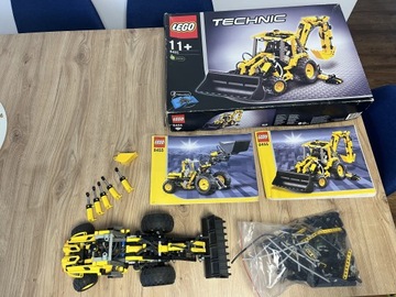 Koparka lego technic 8455 z instrukcjami i pudełki