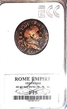 Rzym, As, Vespasian grading GNC