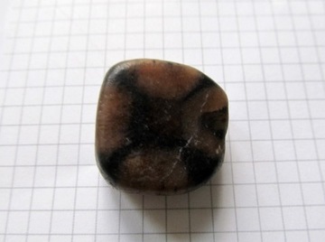 CHIASTOLIT -( kamień krzyżowy) - polerowana bryłka