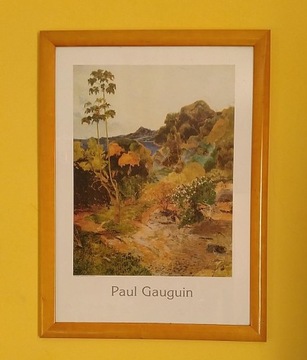 Obraz Paul Gauguin, Pejzaż Tahiti - reprodukcja