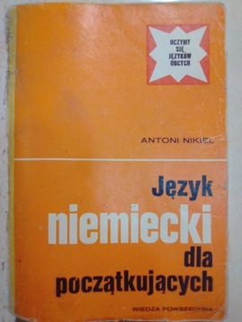 Język niemiecki dla początkujących A. Nikiel 1981