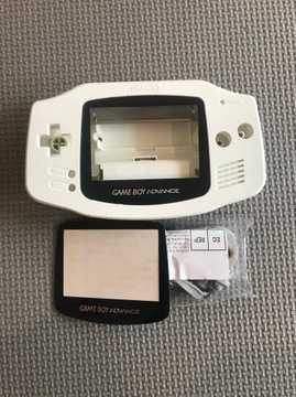 Oryginalna obudowa game boy advance gameboy biała