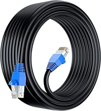 Zewnętrzny wodoodporny kabel sieciowy CAT6