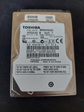 TOSHIBA 640GB 5.4k 8MB SATA 2.5'' MK6475GSX