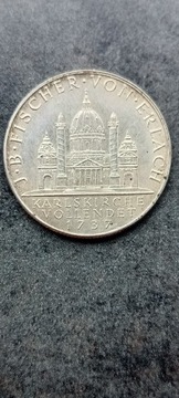 2 schilling 1937r. Austria srebro ładne 