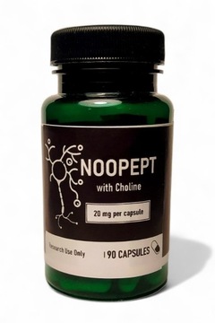 Noopept z choliną. 60 kapsułek po 20 mg