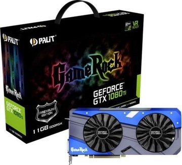  Palit GeForce GTX 1080 Ti GameRock Premium 11GB G