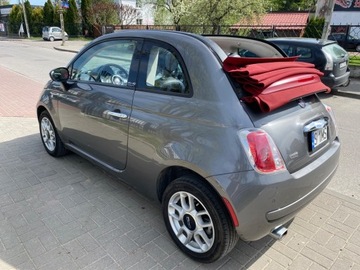 Fiat 500c cabrio, automat prawdziwy