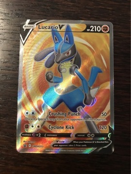 Karta pokemon Lucario V oryginalna