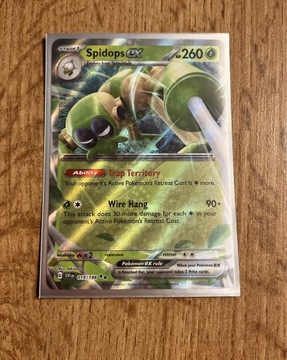 Pokémon tcg spidops ex SVI019