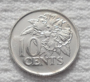 Trynidad i Tobago 10 centów 2005 Kwiaty Hibiskus