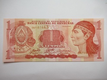 BANKNOT 1 LAMPRRA. 2006 HONDURAS 
