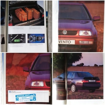 Prospekt samochodowy Vw Vento 1996 unikat