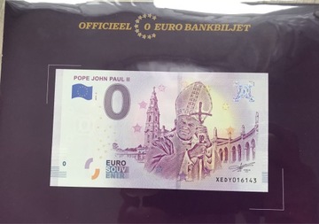 Banknot kolekcjonerski euro z certyfikatem 